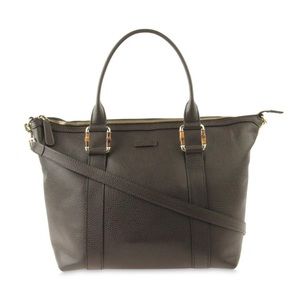 ❤️SOLD❤️Gucci Bamboo Convertible Leather Satchel
